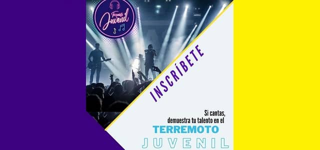 EL TERREMOTO JUVENIL MUSICAL VIENE CON TODO EN EL 2021