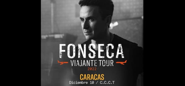 Fonseca Regresa A Venezuela Con Su Gira “viajante Tour” El Flow Venezuela 6479