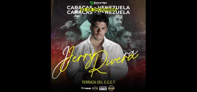 JERRY RIVERA LLEGARÁ A VENEZUELA CON UN CONCIERTO QUE SERÁ INOLVIDABLE