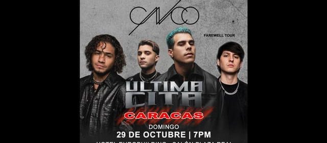 CNCO HARÁ VIBRAR CARACAS CON UNA EXPERIENCIA ÚNICA: ¡NUEVA LOCACIÓN DEL CONCIERTO!