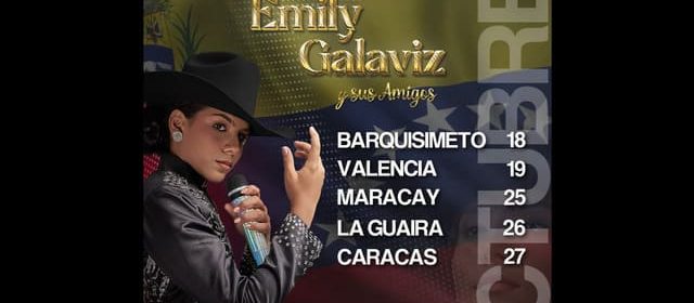 EMILY GALAVIZ INICIA SU PRIMERA GRAN GIRA NACIONAL