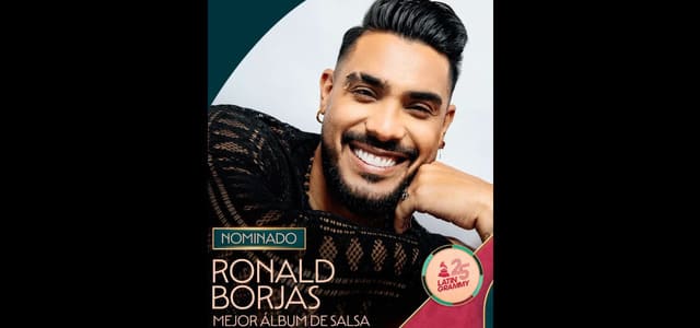 RONALD BORJAS RECIBE NOMINACIÓN AL LATIN GRAMMY POR SU DISCO “JOYAS QUE BAILAN”