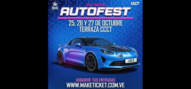 REGRESA EL AUTOFEST AL CCCT EN SU 11VA EDICIÓN ¡¡¡Y CON CARÁCTER INTERNACIONAL!!!