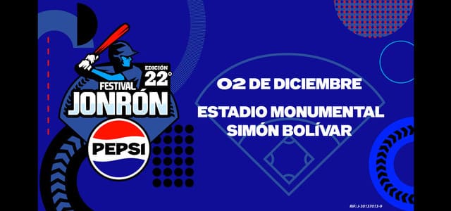 ¡CON TODO! EL FESTIVAL JONRÓN PEPSI 2024 EL 2 DE DICIEMBRE