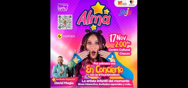 ALMA “EL MUSICAL” EL CONCIERTO INFANTIL LLEGA A CARACAS