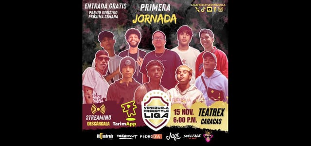 ¡LISTA LA ESCENA! PARA LA “LIGA FREESTYLE VENEZUELA”