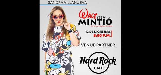 EL NUEVO UNIPERSONAL DE SANDRA VILLANUEVA VUELVE A HARD ROCK CAFÉ CARACAS